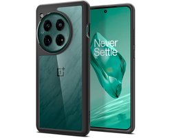Spigen Ultra Hybrid Hoesje Geschikt Voor OnePlus 12 Back Cover Matte Zwart