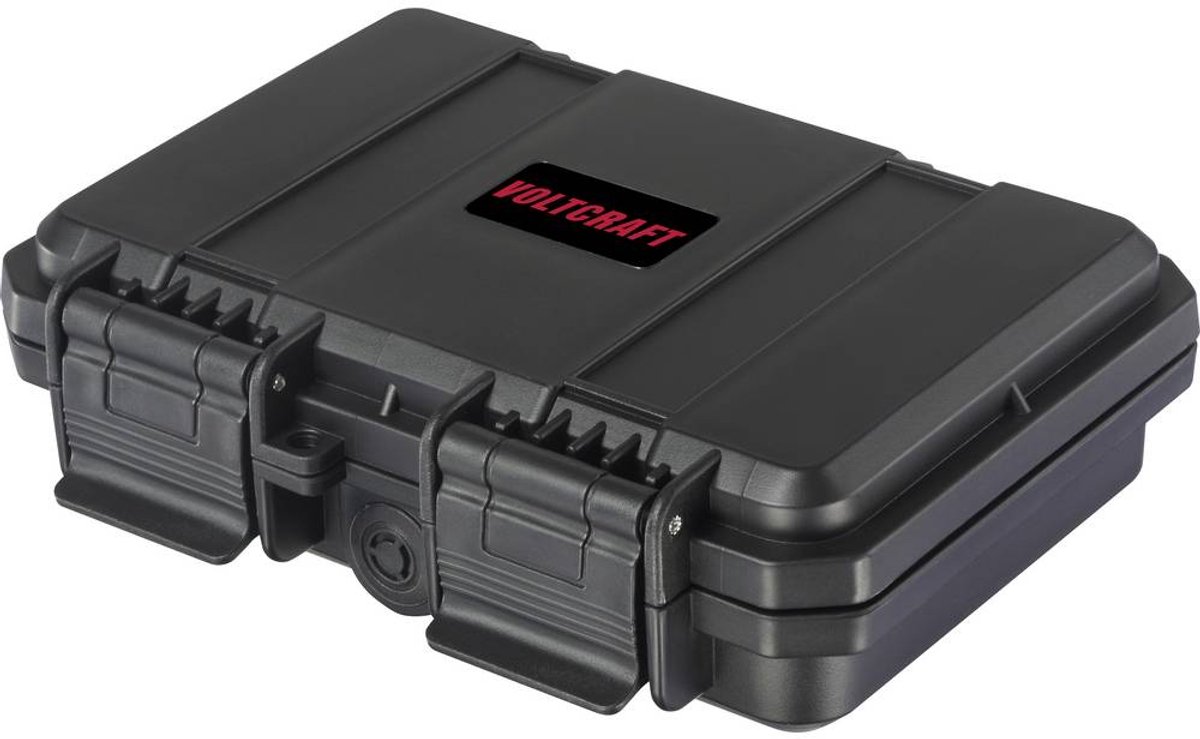 VOLTCRAFT Outdoor accu- en batterijkoffer Aantal cellen: 12 9V (blok), CR123A, CR2, 18350 (l x b x h) 157 x 125.5 x 46