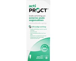 ActiProct Aambeien Spray 50 ml - Aambeienspray met direct verkoelend effect, Snelle verlichting bij aambeien, Verlicht snel en hygiënisch anale ongemakken, Vermindert jeuk en Verlicht irritatie