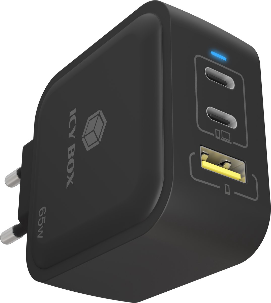 ICY BOX IB-PS1030-PD Universeel Zwart AC Snel opladen Binnen