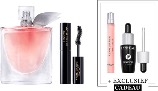 Lancôme La Vie est Belle Eau de Parfum - 100ml & Lancôme Hypnôse Drama Mascara - 01 Excessive Black Midi + 2 Cadeaus