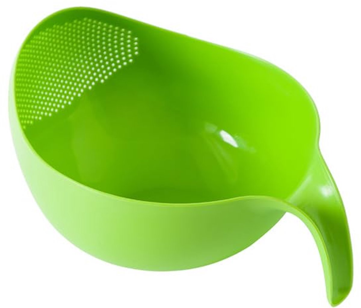Rijstwasser, gerstfilter, groente- en fruitwasgereedschap, met handvat, groen