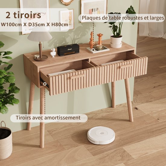 MISOU Bali Sidetable - Console tafel - Kaptafel - Make up tafel