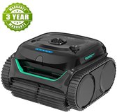 WYBOT C2 snoerloze zwembadrobotstofzuiger, wand- en waterlijnreiniging, dubbele reinigingsfiltratie, voor ingegraven zwembaden tot 1614m², zwartgroen, Bijgewerkte Nederlandse gebruiksaanwijzing