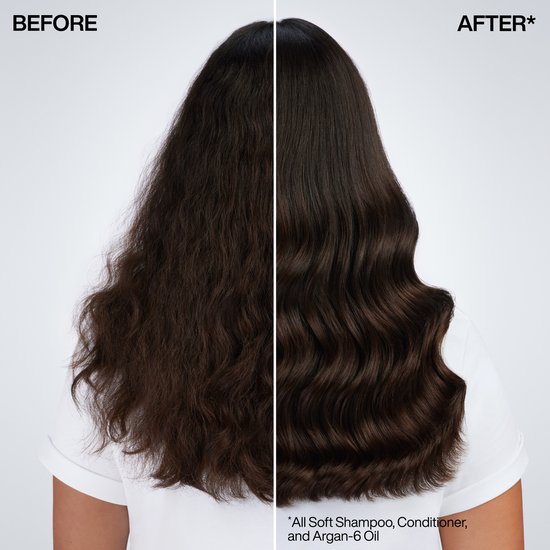 Redken - Huile capillaire sans rinçage All Soft Argan-6 Oil - Pour cheveux secs et cassants - Hydrate intensément, renforce et apporte de la brillance - 100 ml