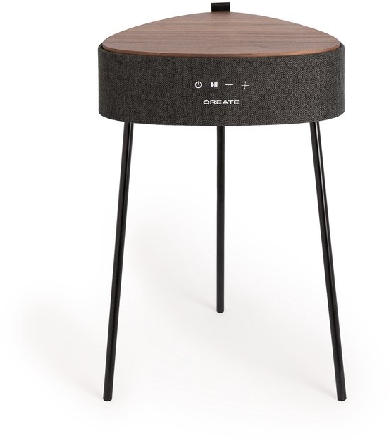CREATE - Luidsprekertafel met 180º unidirectioneel geluid, bluetooth en draadloos opladen - SPEAKER TABLE 180