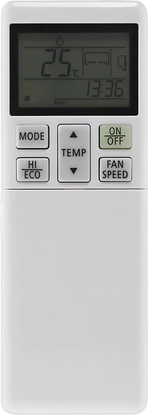 Ibley Airco Afstandsbediening - Geschikt voor Mitsubishi - RLA502A700B - Direct Gebruiksklaar