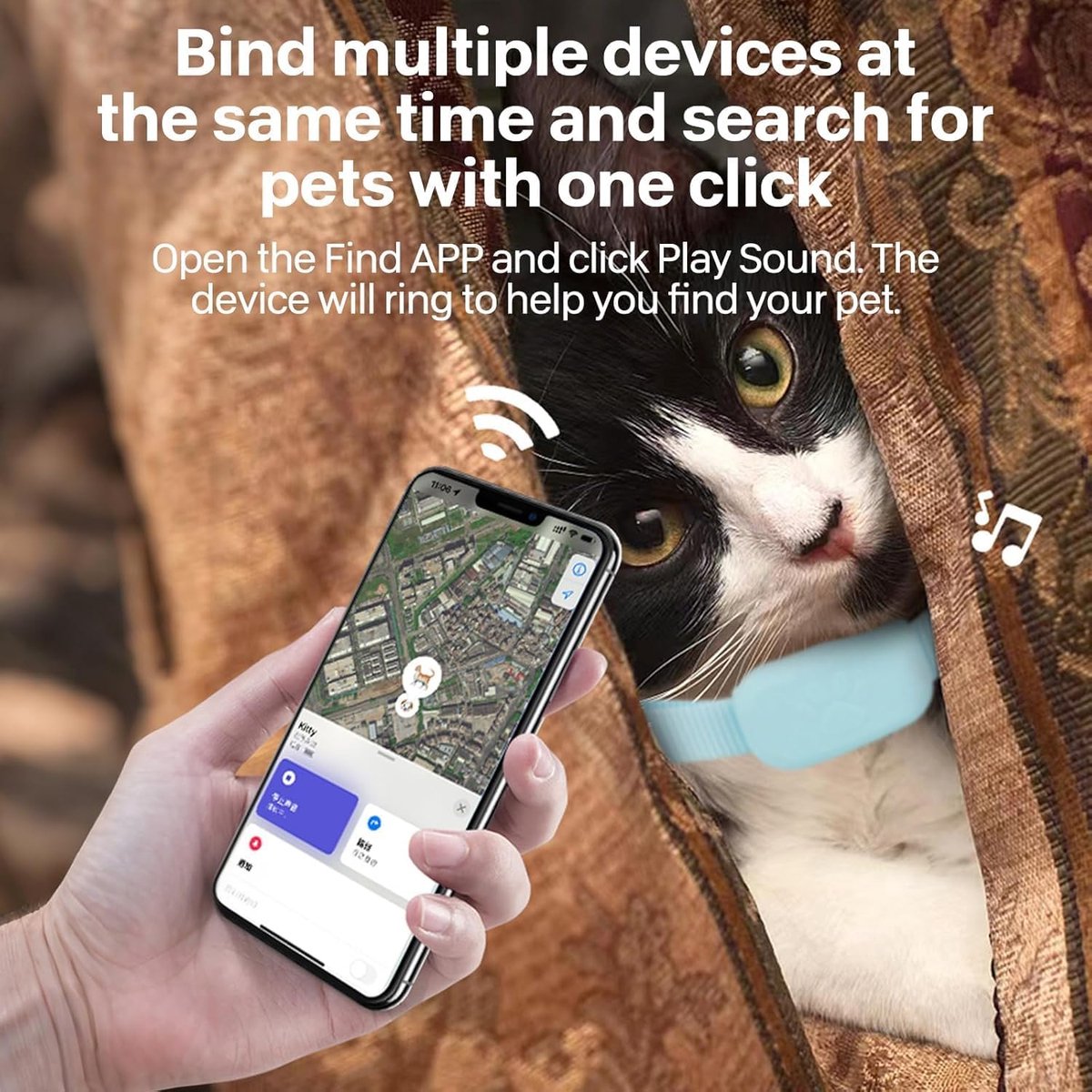 Huisdier-GPS Tracker Halsband - Onbeperkte Reikwijdte thumbnail 5