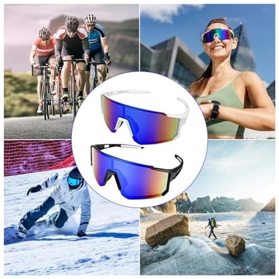 Sportzonnebrillen, fietsbrillen, winddichte fietsbrillen voor fietsen, hardlopen, bergbeklimmen, vissen, skiën van Rockbros — afbeelding 5