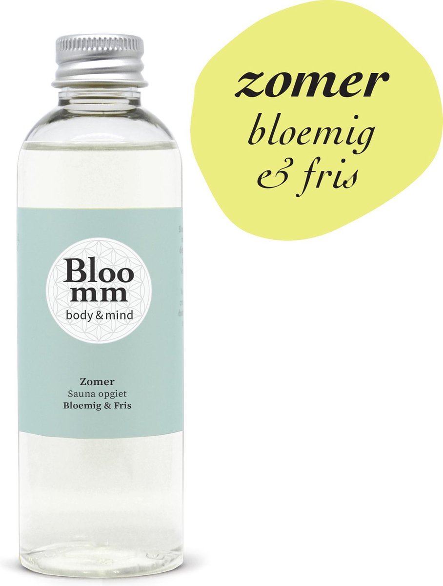 Bloomm Zomer Saunageur Opgietconcentraat, Bloemig & Fris. 100ml. - Bloomm