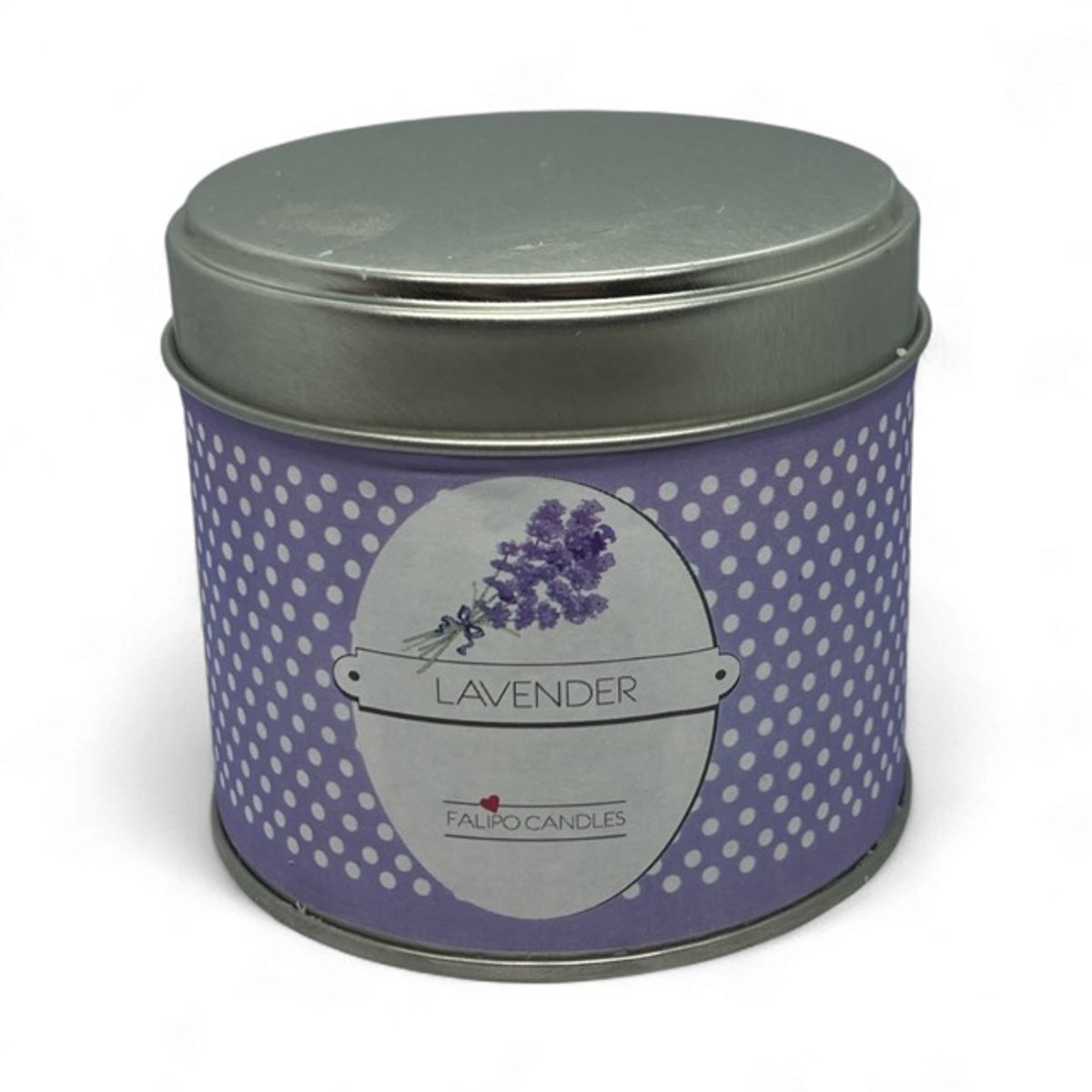 Geurkaars lavender groot (200ml)
