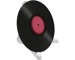 Purepeak LP Houder - Vinyl Rek - LP Standaard - Opbergsysteem - Platenhouder - Wit