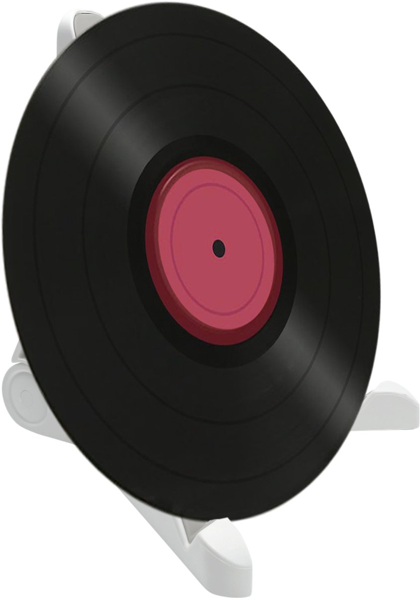Purepeak LP Houder - Vinyl Rek - LP Standaard - Opbergsysteem - Platenhouder - Wit