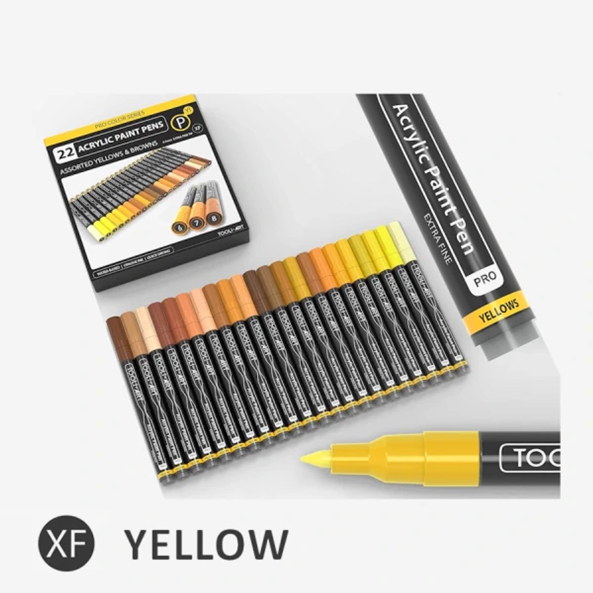 Tooli Art Marker set Yellow 0.7mm