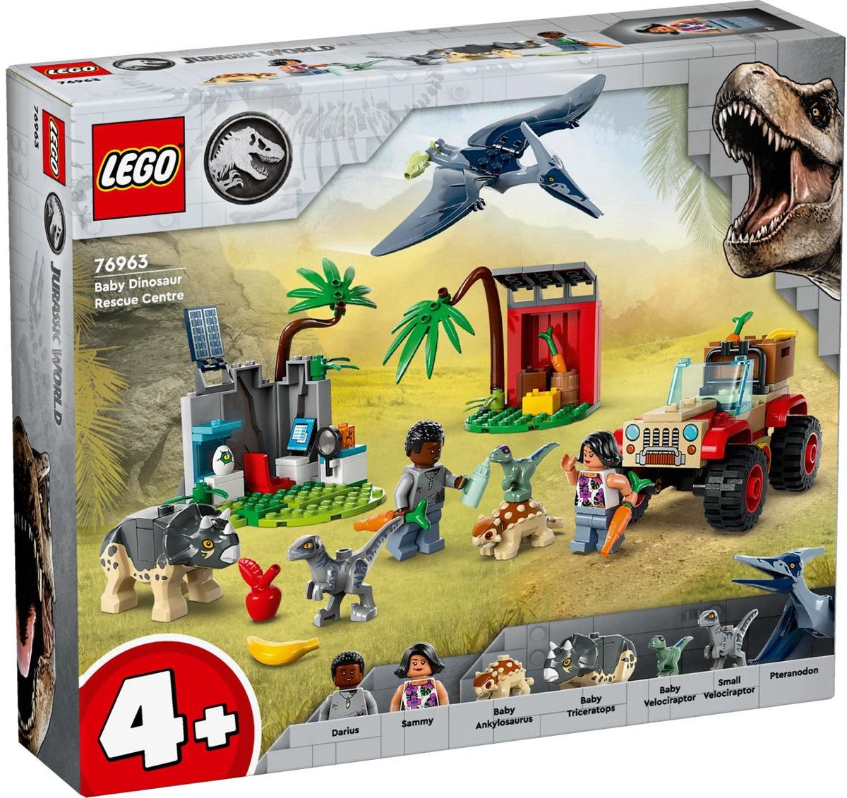 LEGO Jurassic World Reddingscentrum voor babydinosaurussen 76963
