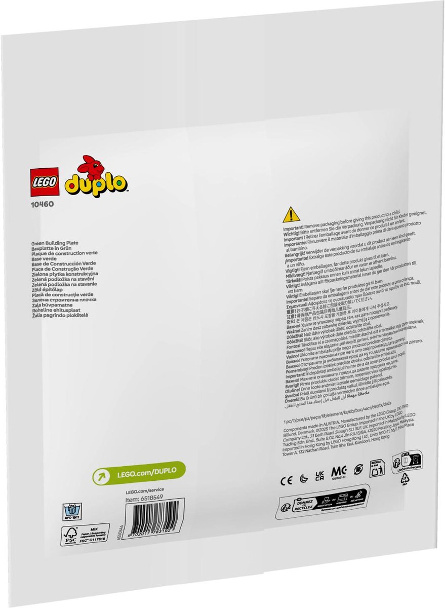 LEGO DUPLO Groene bouwplaat - 10460 — afbeelding 25