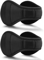 Justay Oorwarmers voor dames, verstelbaar, winter, behaaglijke oormoffen, warm, leuk cadeau voor vrouwen, Kaki, Eén maat