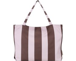PIECE OF SUN® Strandtas groot – Bruin Beige – Duurzame Beachbag van 85% Gerecycled Microvezel – Lichtgewicht, Sneldrogend & Ruim - Cadeau voor vrouwen - Cadeaubon 50 euro - Valentijn cadeau