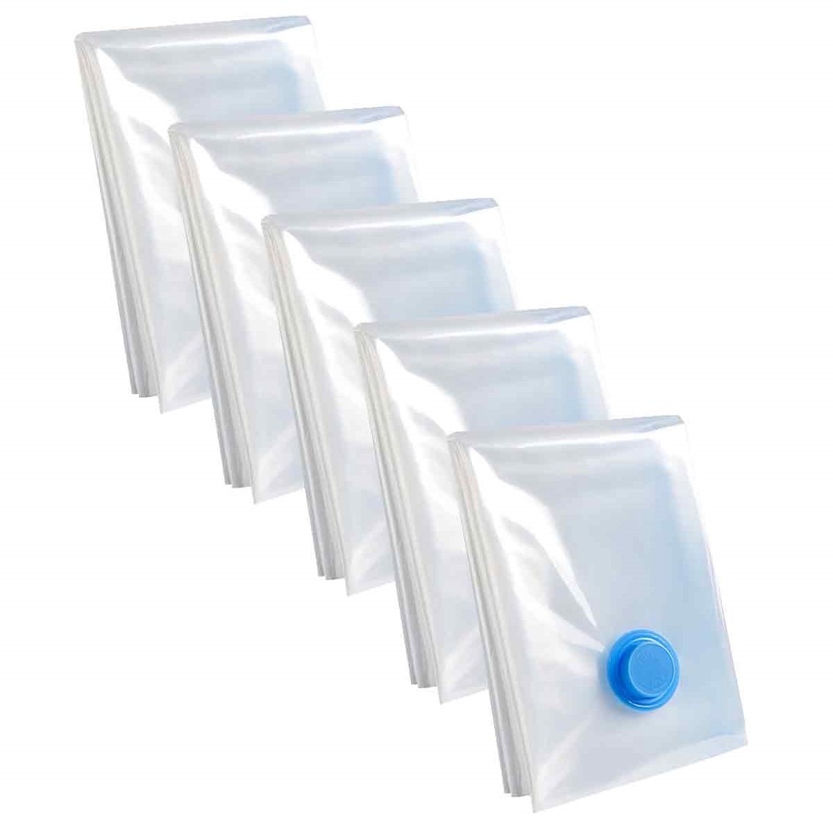 EXCITAT Vacuümzakken - voor kleding en dekbedden - Vacuümzakken voor kussens, dekens en wasgoed - 5 stuks - 100x80cm