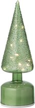 J-Line décoration sapin de Noël Tournant - verre - vert - small - LED