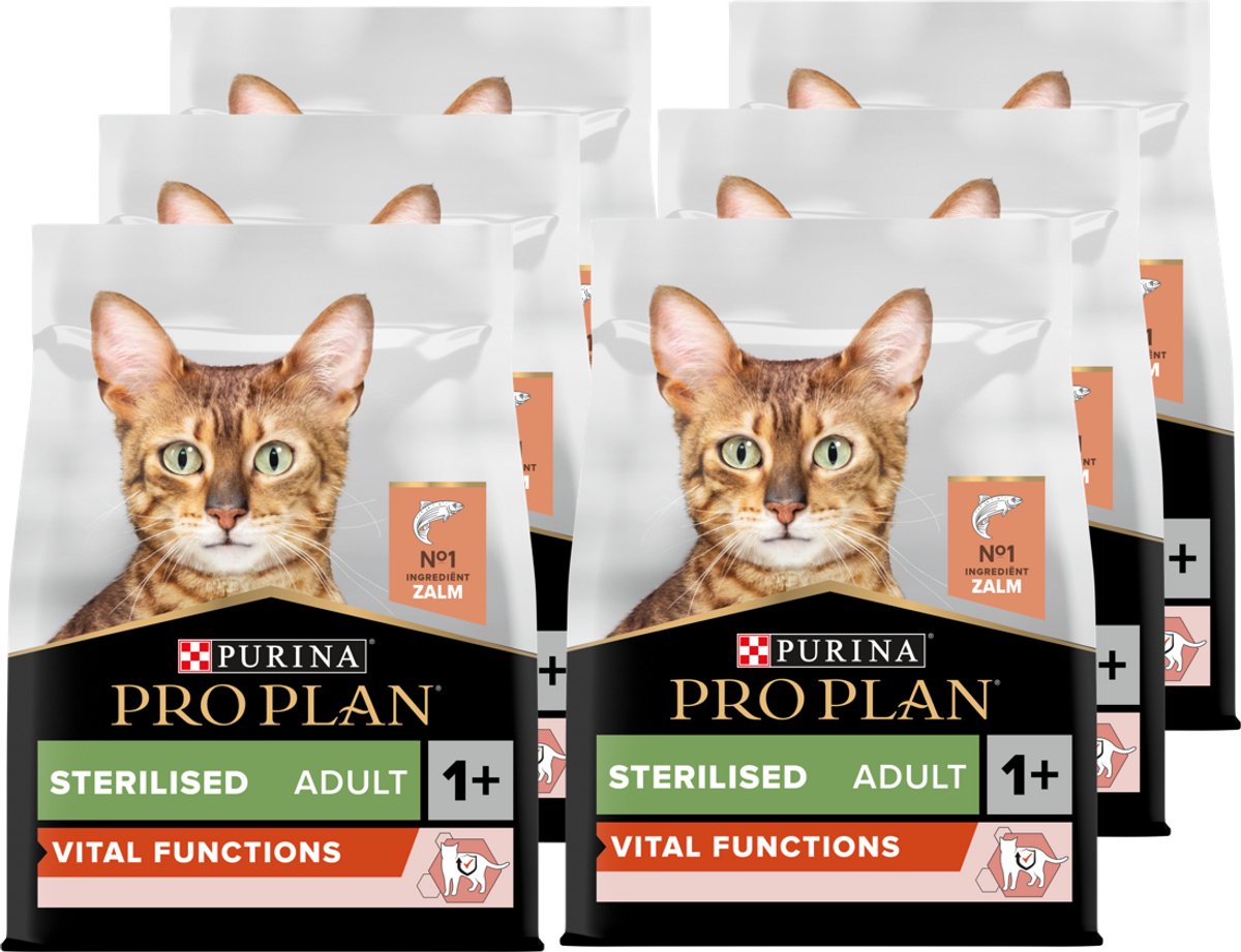 Pro Plan Pro Plan Adult Sterilised Vital Functions - Zalm - 6x 1.5 kg