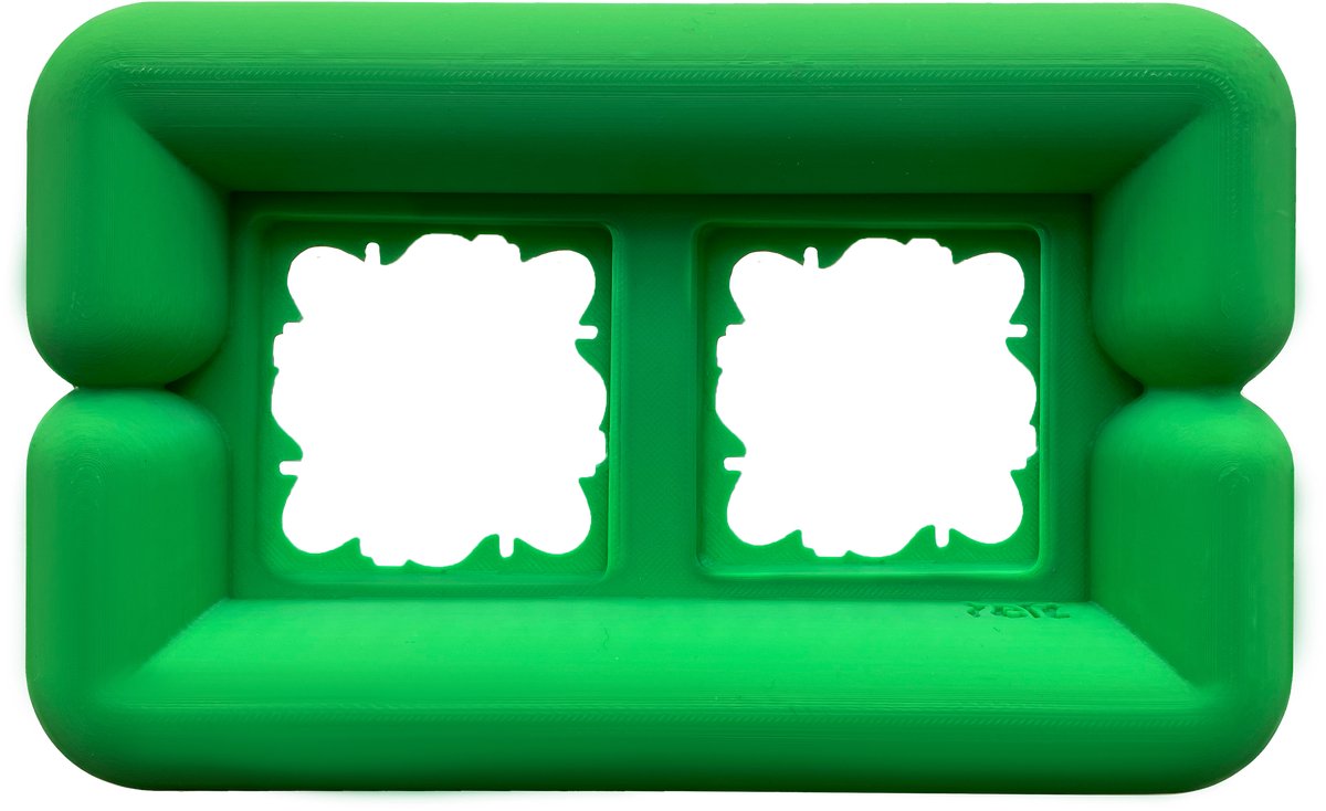 Felt- Stopcontact - Slime green - Big Buoy (double) - alleen frame - Plug frame
