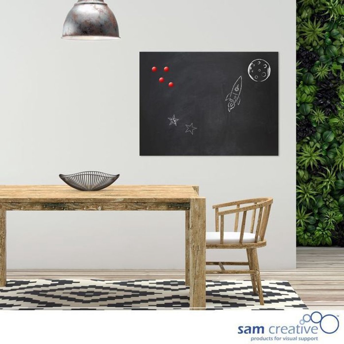 Sam Creative Blackboard Flexibel Magnetisch - 90x120 cm