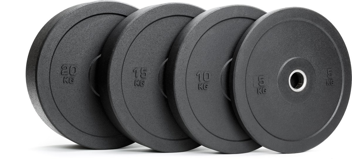 Bumerplates - Halterschijven 10KG (2 stuks) 50mm