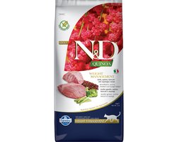 Farmina N&D Quinoa Weight Management Adult Kattenvoer - Lamb - 5 kg
