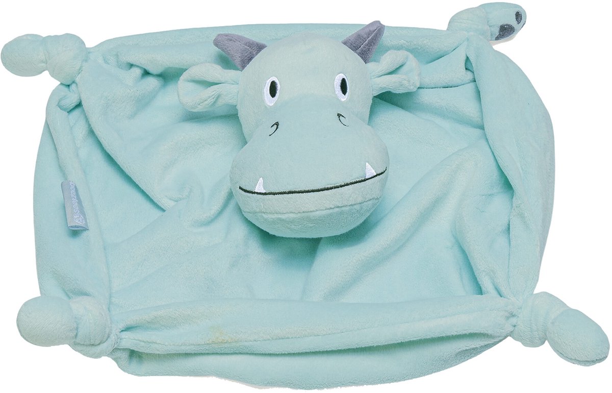 Beeztees Puppy Knuffeldoek Draak - Puppy Speelgoed - Puppyknuffel - Hondenspeelgoed - Groen thumbnail 7