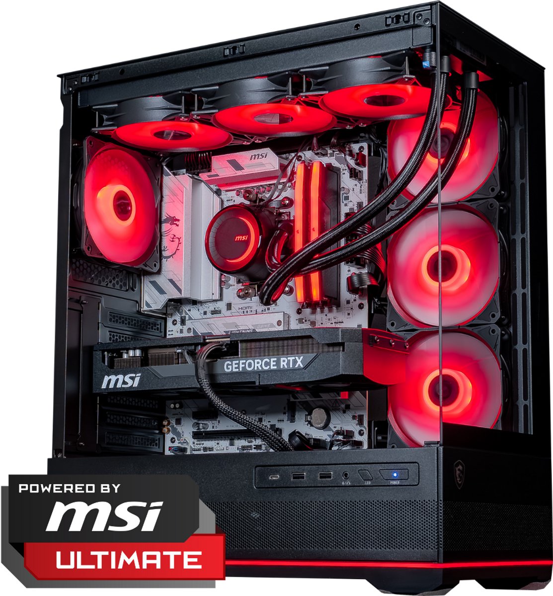 FlowUp x Powered By MSI - De Joyride Gaming PC - Skate - AMD - FlowUp - €2.549,00