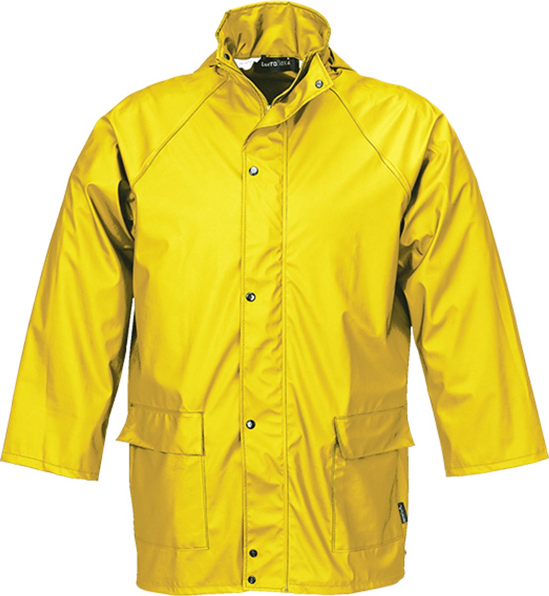 Craftland kleding PU stretch regenjas, geel