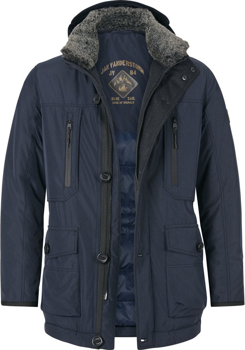 Jan Vanderstorm herren Functioneel Jack – donkerblauw