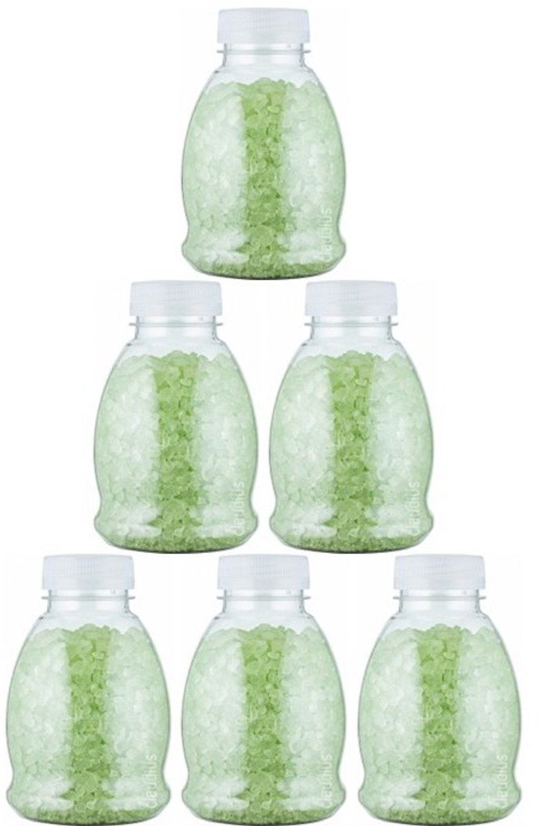 Claudius Badzout Eucalyptus - 375 gram - Fles met transparante dop - Set van 6 stuks