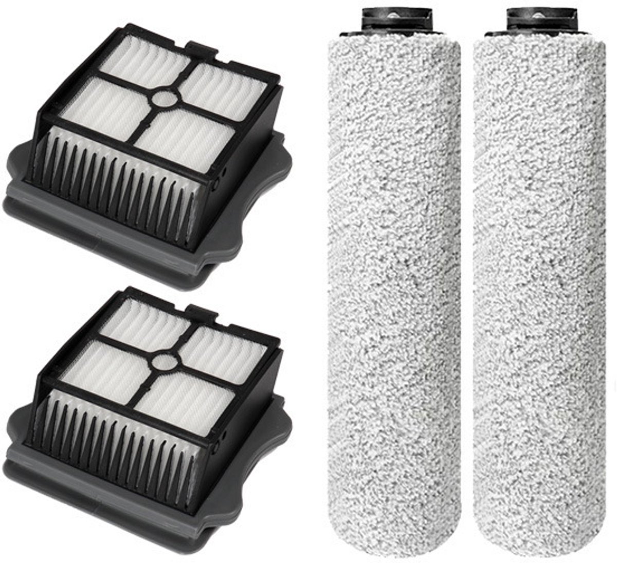 Geschikt voor Tineco1.0 Toevoegbare generatie wasmachine - Floor one Accessoires Borstel Filter Hyper - Toevoegbare generatie / FLOOR ONE / FLOOR PLUS / FW25M-01 - 4 stuks verpakt