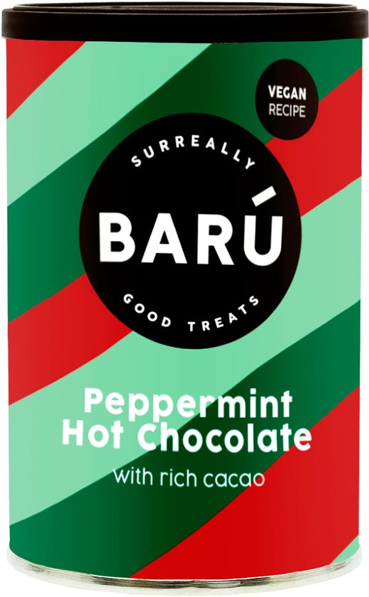 Barú - Peppermint Hot Chocolate - Vegan Chocolademelkpoeder