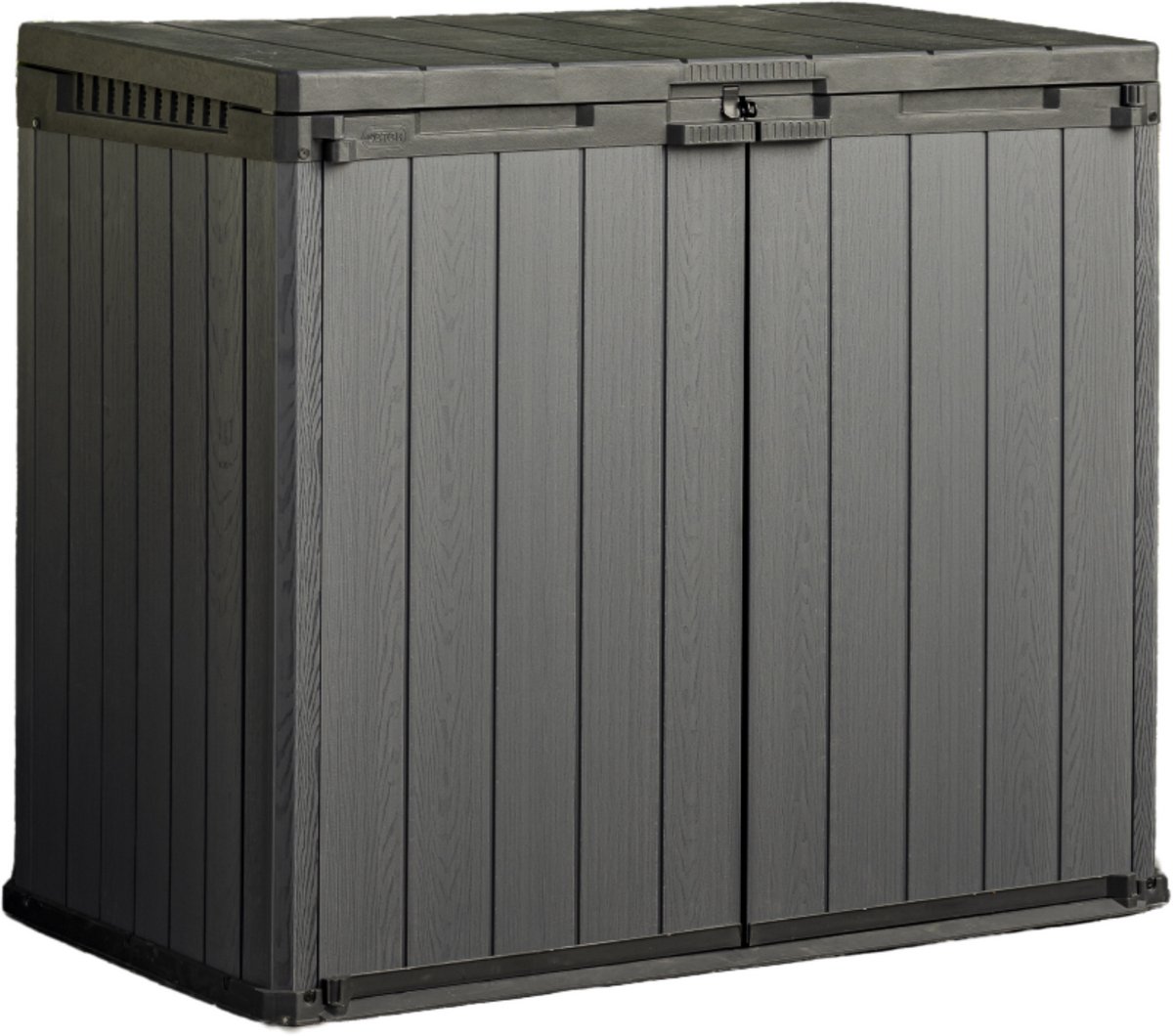 Keter Store It Out Darwin Coffre de rangement - 1100L - 141x82x117,5 cm - Gris