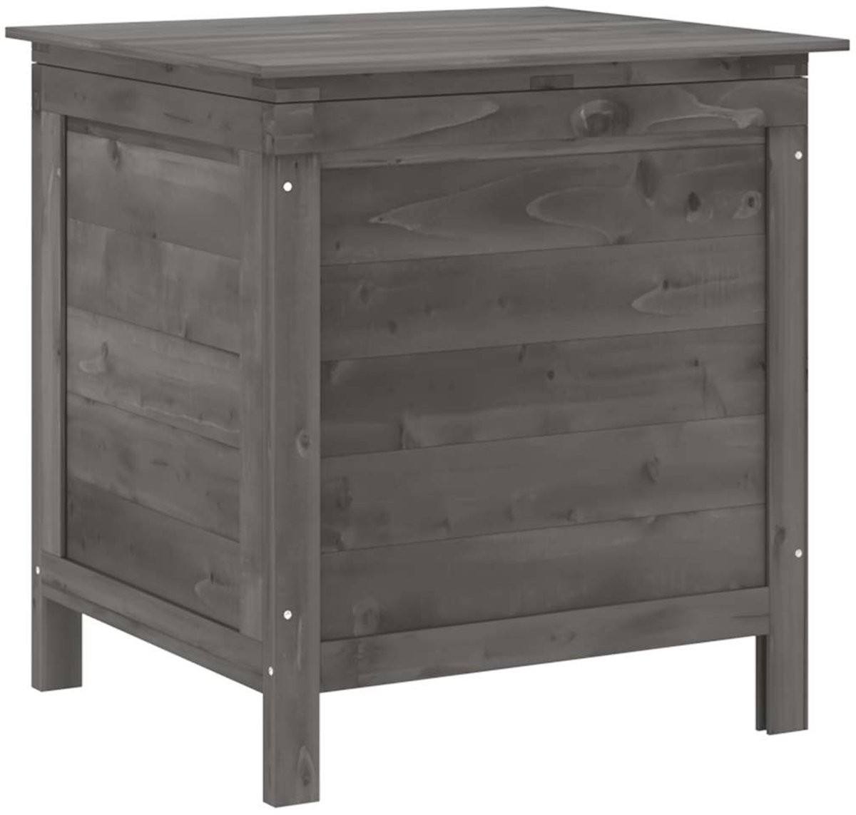 vidaXL - Tuinbox - 50x49x56,5 - cm - massief - vurenhout - antracietkleurig