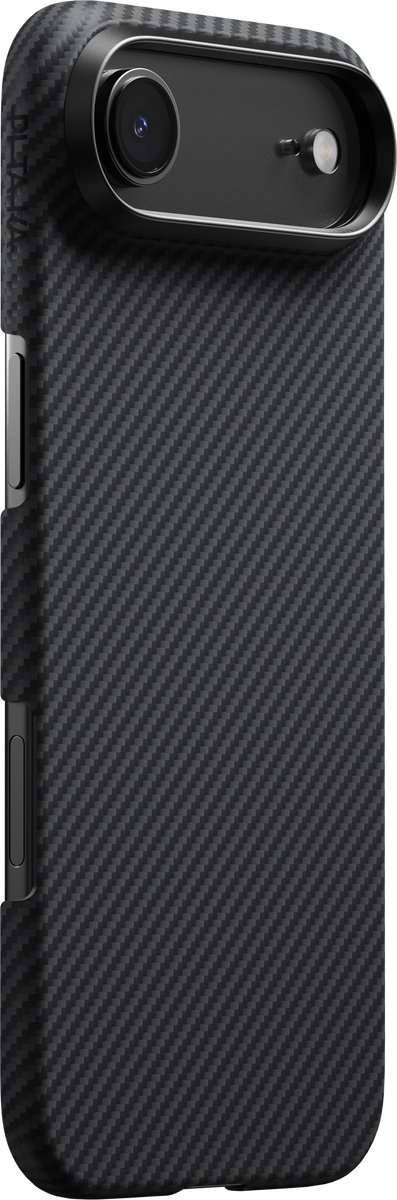 Pitaka Ultra Slim Hoesje iPhone Air – Compatibel met MagSafe – Krasbestendige Camera Bedieningsknop – Vervaardigd uit Luchtvaartwaardige Aramidevezel - Zwart