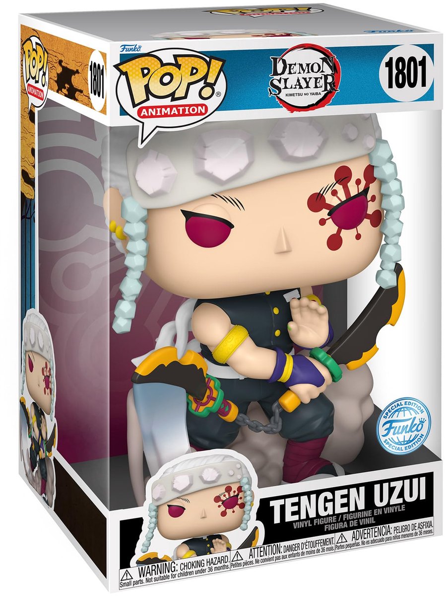 Funko Jumbo Pop figuur Demon Slayer Tengen - Anime Collectible.