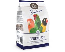 Deli Nature Grote Parkieten Serengeti Birdelicious - 4 x 2,5 kg - Voordeelverpakking