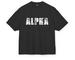 T-shirt met Gym Prints - Oversized - 100% katoen - M