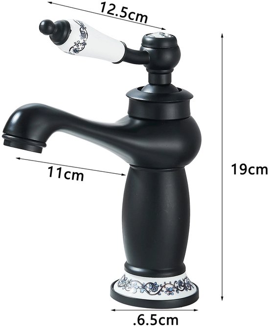 Robinet de salle de bain Zwart, robinet Water chaude et froide, robinet de lavabo Zwart, mitigeur de robinet, mitigeur de lavabo, mitigeur monocommande, robinet de baignoire, robinet de lavabo, baignoire, lavabo de salle de bain