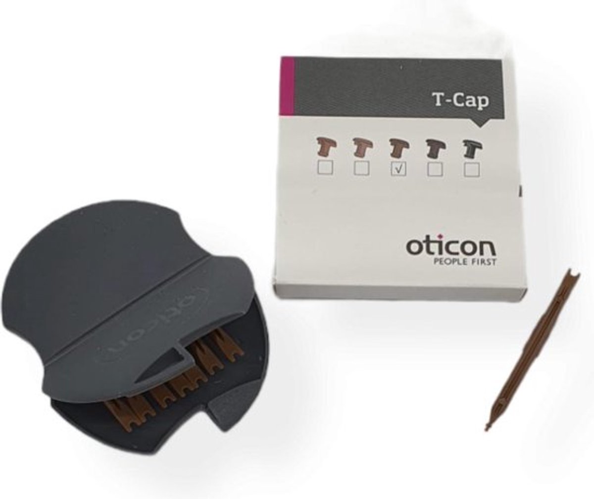 Oticon T-cap licht bruin