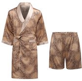 Jamron Mens verstelbare badhanddoek wrap - draagbare handdoek rok met zak voor gym douche sauna spa & strand cover ups grijs L