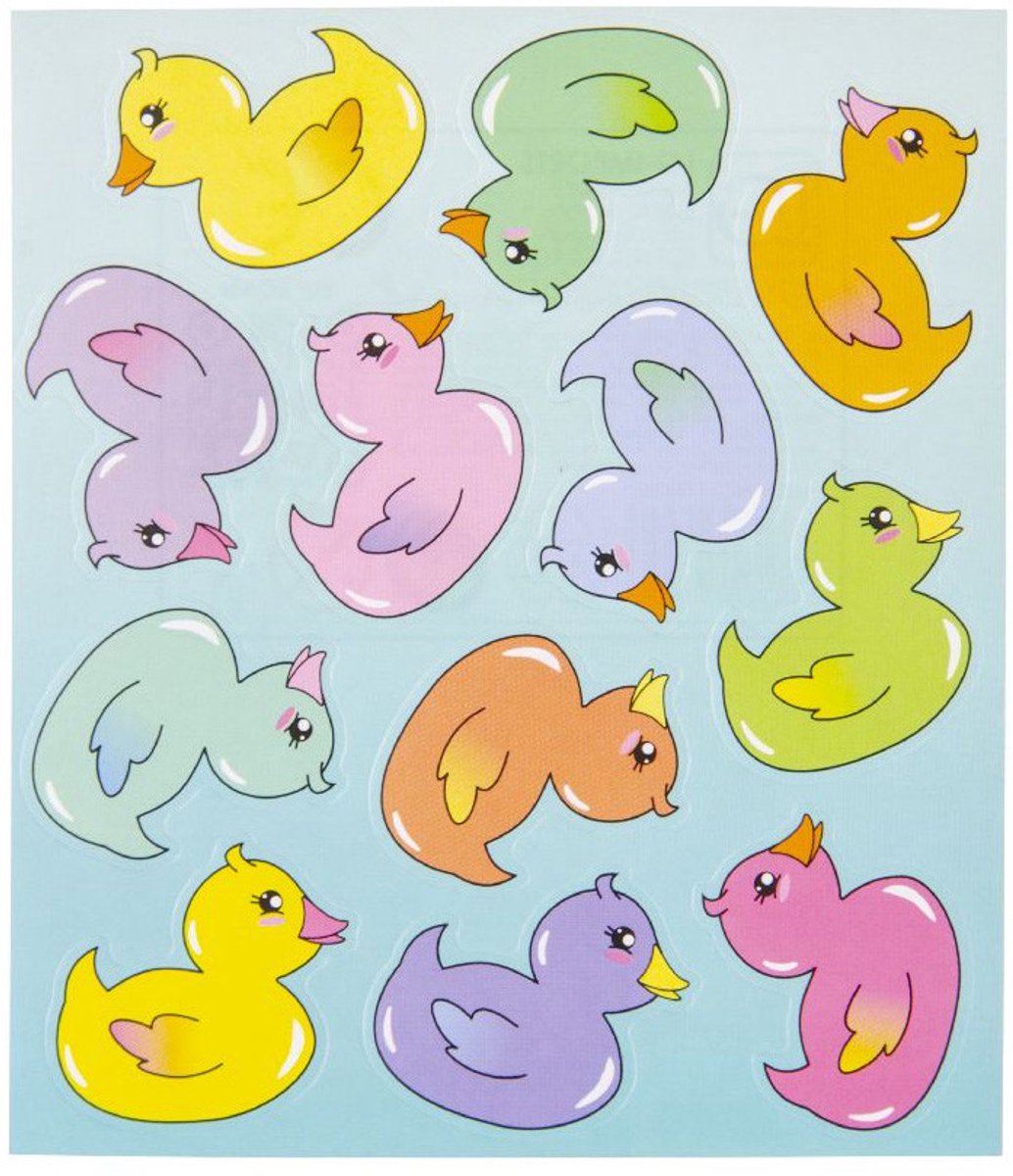 Eendjes Stickers - Set van 120 vellen - Eend - Eenden