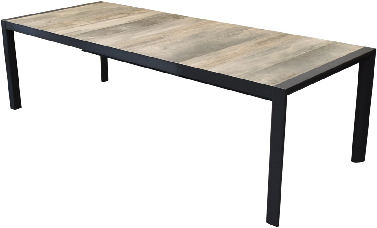 Anvaya dining tuintafel 194-254x100xH74 cm uitschuifbaar aluminium antraciet