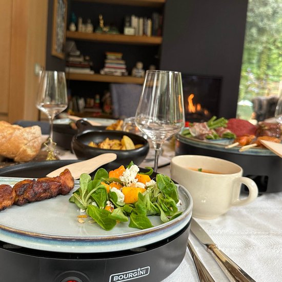 Bourgini Chef's Dinner party Gourtmetset - Uitbreidingsset- Glazed Grey - Bakplaat - PFAS-vrij - Vaatwasserbestendig — afbeelding 5