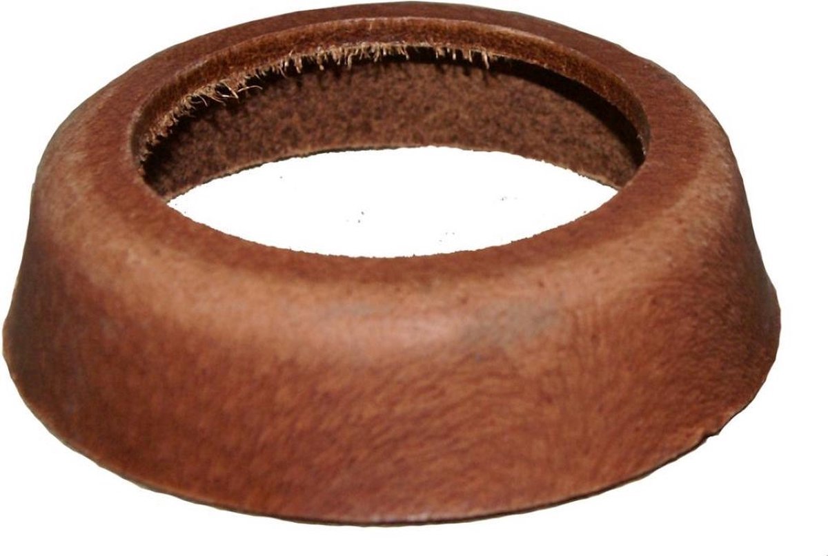 Deltaline - Pompleer voor handpomp - Hoogwaardig Leren Zuigmanchet voor Handpomp - Vervangingsonderdeel voor type NP75 zwengelpomp - zuigerdiameter 75 mm