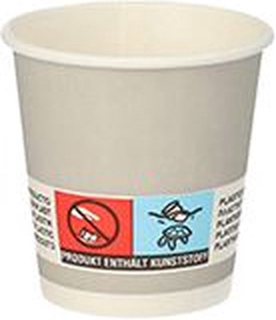 Shotbeker , Karton 5 cl Ø 5 cm · 5 cm zilver "Shot" (100 stuks)